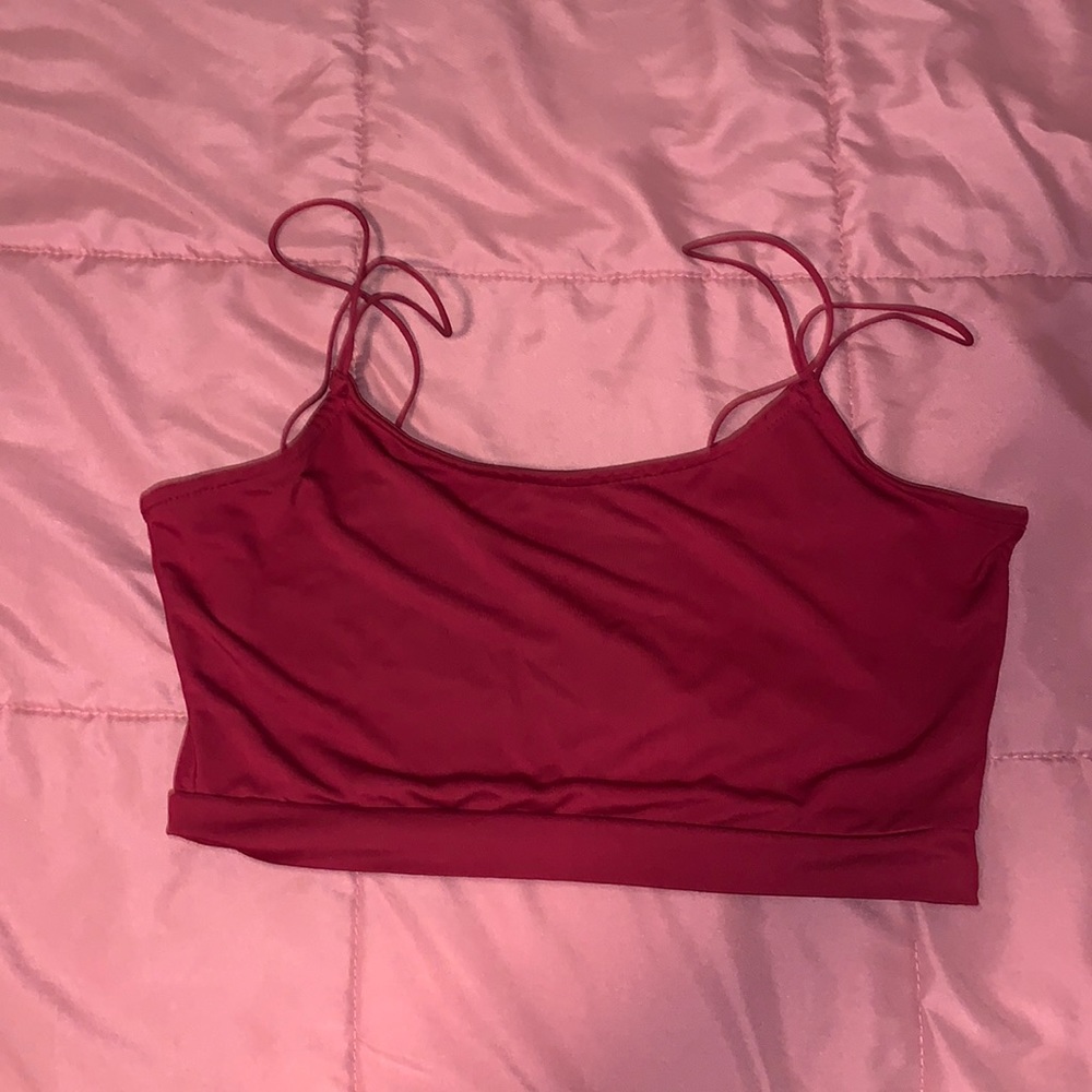 Zaful, size S, maroon/red